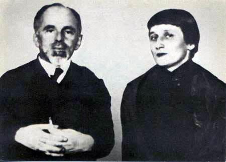 Осип Мандельштам и Анна Ахматова.
